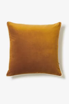 BONNIE AND NEIL CUSHION VELVET BONE TAN 50CM