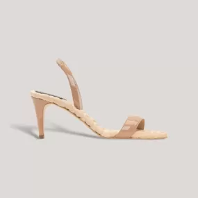 CLAUDIA | Beige - Slingback Sandals