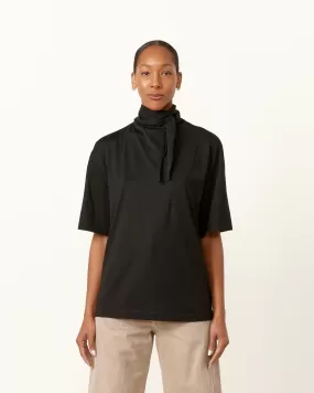 Foulard T-Shirt in Black