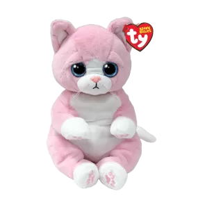 Ty Lillibelle the Pink Cat Medium Beanie Bellies